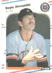 1988 Fleer Baseball Cards      051      Doyle Alexander